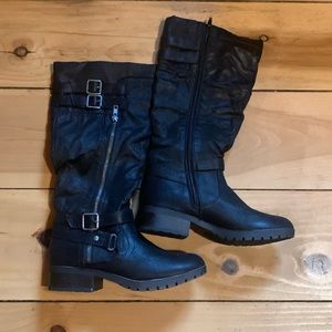 Tall black boots - women’s 8